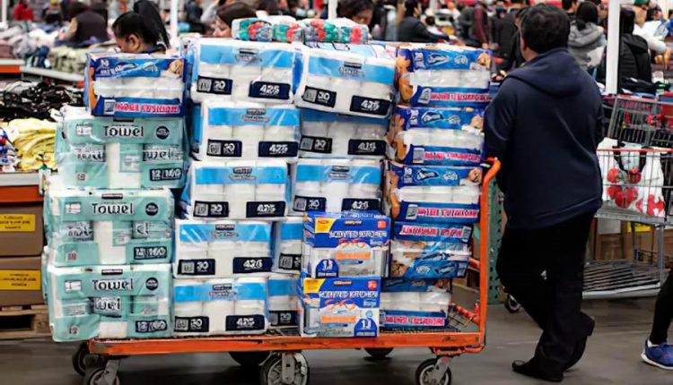 Buying Toilet Paper Large